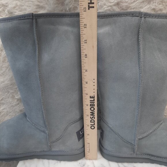 UGG Australia Classic Tall Women's Gray Suede Sheepskin Winter Boots W8 - Picture 3 of 7